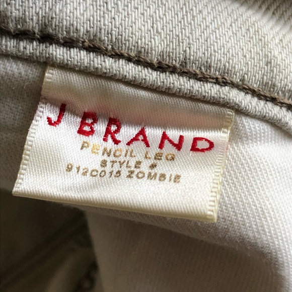 J Brand Pencil Leg Jeans Zombie Denim - Picture 8 of 16